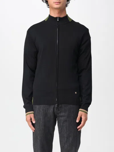 Manuel Ritz Zip-up Cardigan In Black