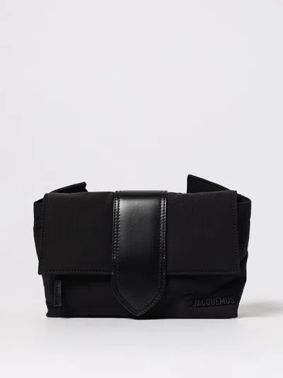 Jacquemus Men Le Petit Messenger Crossbody Bag In Black