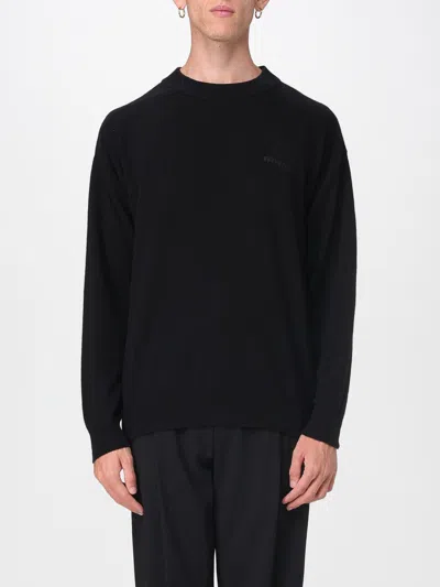 Ferrari Crew-neck Sweater In Wool And Cashmere In Black