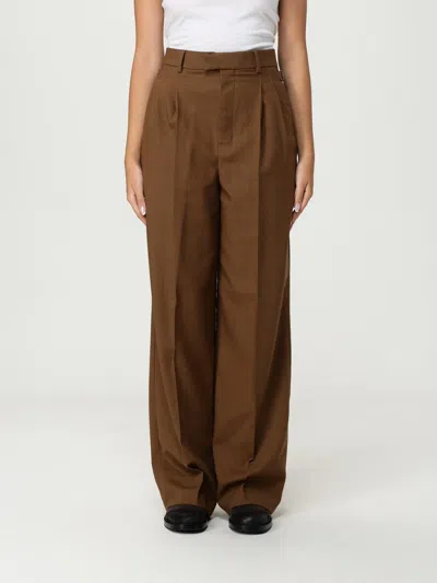 Ami Alexandre Mattiussi Wool Pants In Brown