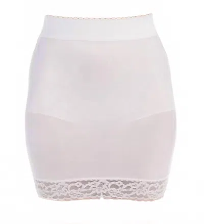 Rago Half Smoothing Slip Shapewear In White In White