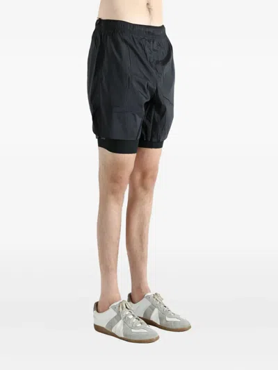 Satisfy Double-layer Shorts In Gray