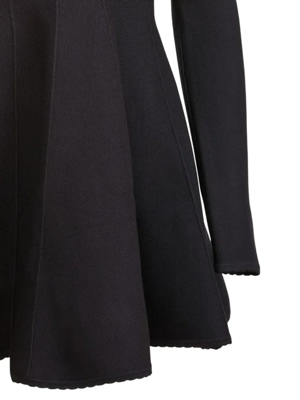 ground rules long sleeve bodycon mini dress in black French Girl Long Sleeve Mini Dress Black main image 1