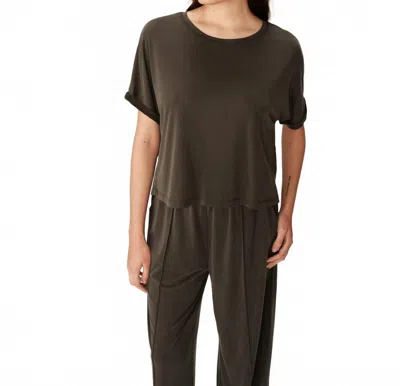 Grace & Mila Parma Top In Kaki In Brown