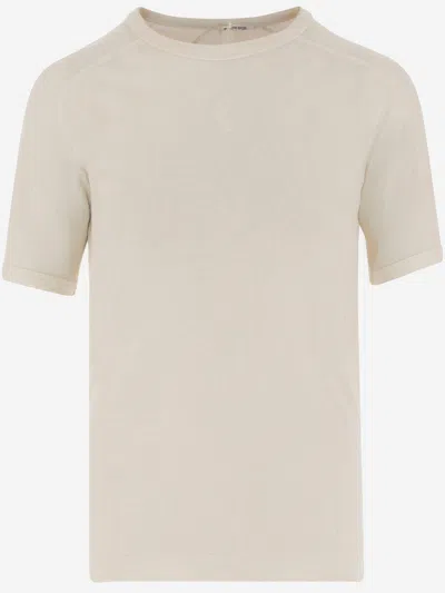 By Malene Birger Lyocell Blend T-shirt With Logo In White