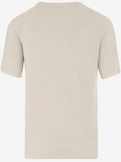 By Malene Birger Lyocell Blend T-shirt With Logo In White