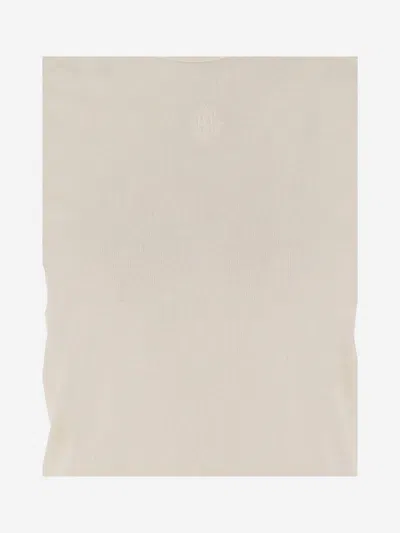 By Malene Birger Lyocell Blend T-shirt With Logo In White