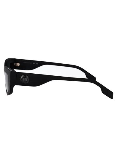 Canada Goose Rectangular Sunglasses Gc25605 S 002 In Black