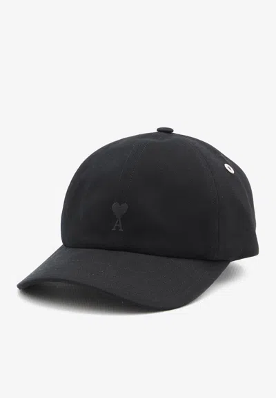 Ami Alexandre Mattiussi Ami De Coeur Embroidered Baseball Cap