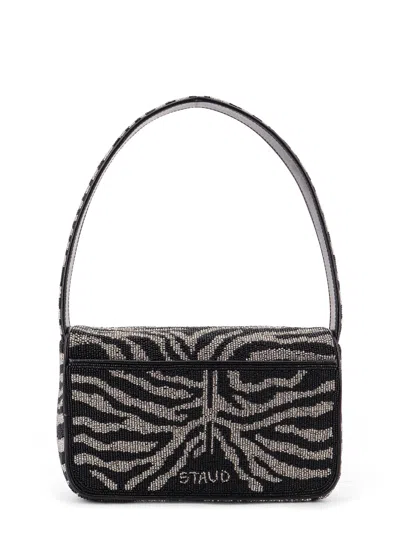 Staud Tommy Beaded Bag Shoulder Bag With All-over Beads