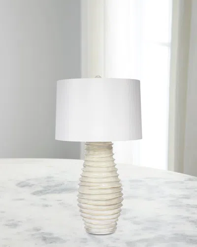 Old World Design Elias 31.5" Table Lamp In White