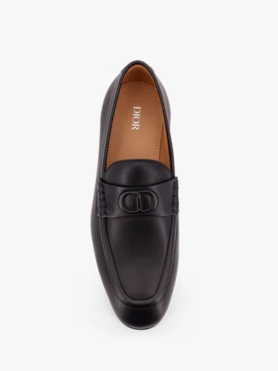 Dior Timeless Flex Loafer Shoes In Black