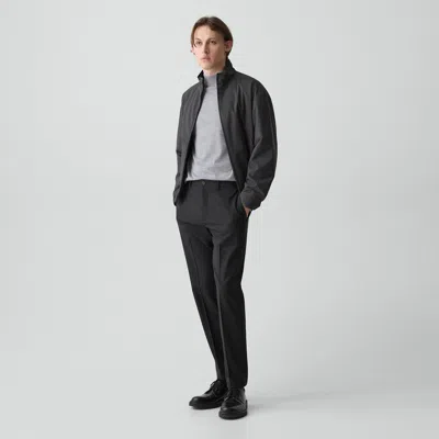 Theory Curtis Drawstring Pant In Motion Wool In Black