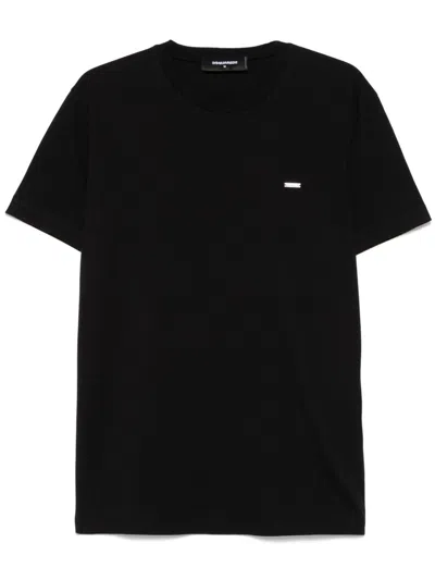 Dsquared2 Dsquared Men Cotton T-shirt In Black