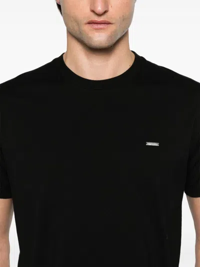 Dsquared2 Dsquared Men Cotton T-shirt In Black