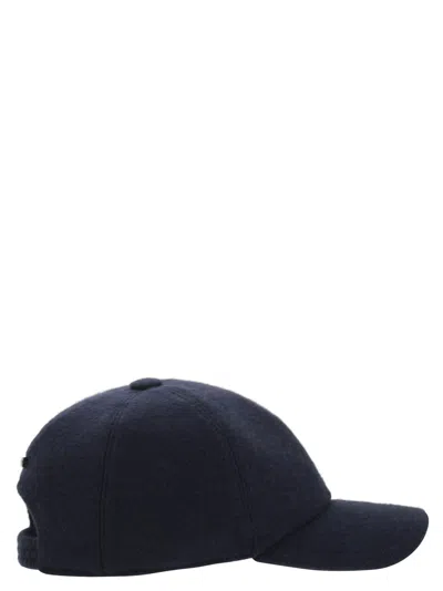 Fedeli Cashmere Hat In Blue