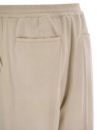 Fedeli Harvard Soft Cashmere Flannel Trousers In Neutral