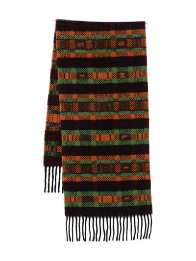 Henrik Vibskov Plaid-pattern Fringed Scarf In Multi