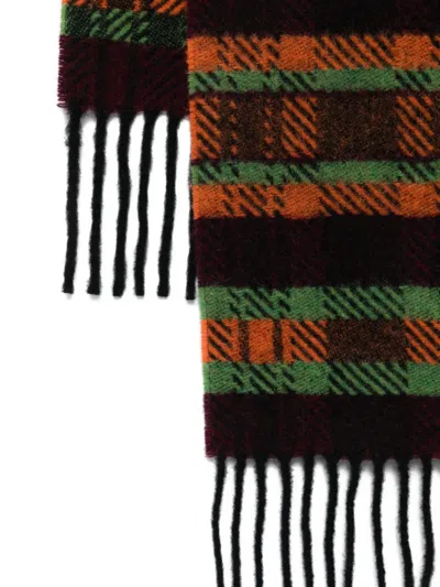 Henrik Vibskov Plaid-pattern Fringed Scarf In Multi