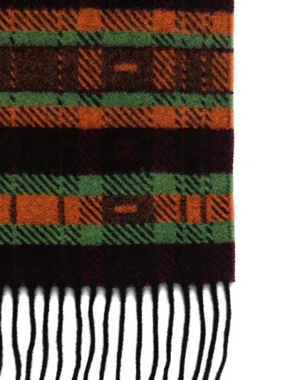 Henrik Vibskov Plaid-pattern Fringed Scarf In Multi