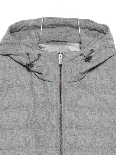 Paul & Shark Versatile Hooded Knitwear Featuring Pockets In Gray
