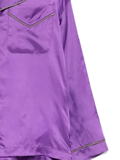 Douuod Logo-print Top In Purple