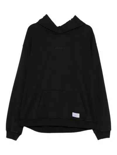 Ih Nom Uh Nit Silicone Logo Hoodie In Black