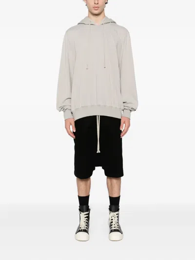 Rick Owens Long Sleeve Sweatshirt In Neutral