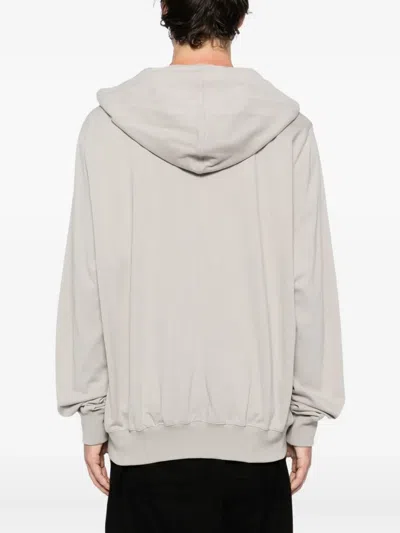 Rick Owens Long Sleeve Sweatshirt In Neutral