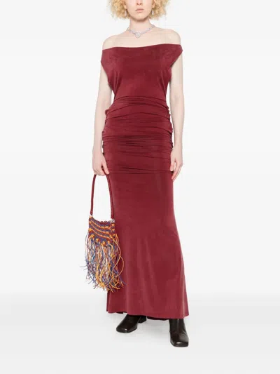 Vivienne Westwood Red Liz Jersey Maxi Dress In Red