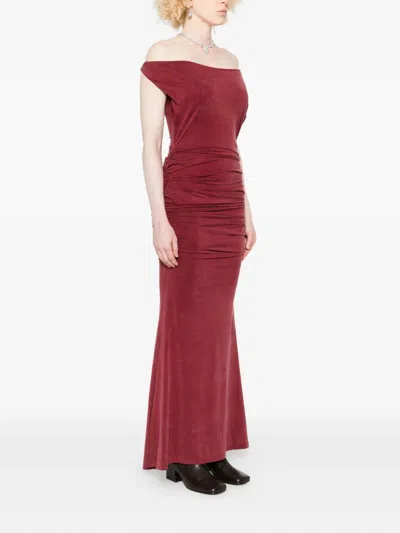 Vivienne Westwood Red Liz Jersey Maxi Dress In Red