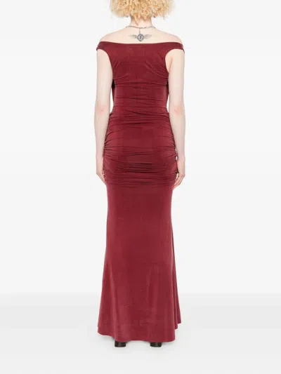 Vivienne Westwood Red Liz Jersey Maxi Dress In Red