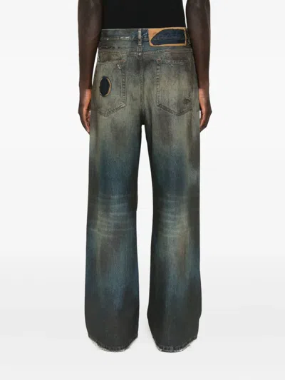 Ann Demeulemeester Modest 5-pockets Relaxed Bootcut Trouser In Blue