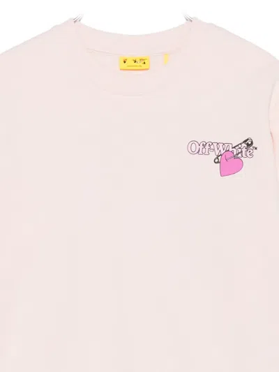 Off-white Graphic-print Sweatshirt In Pink