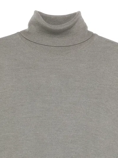 Paul & Shark Turtleneck Wool Sweater In Gray