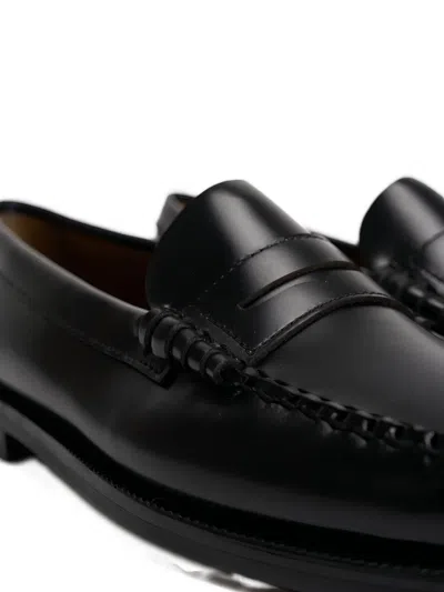 Sebago Leather Moccasin In Black