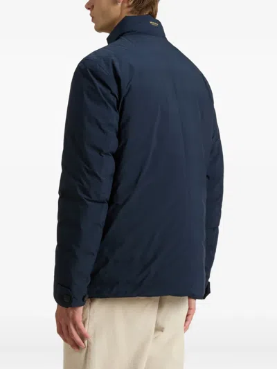 Woolrich Multi-pocket Padded Jacket In Blue