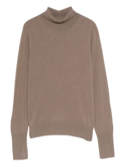 Joseph Turtleneck Long-sleeve Sweater In Gray