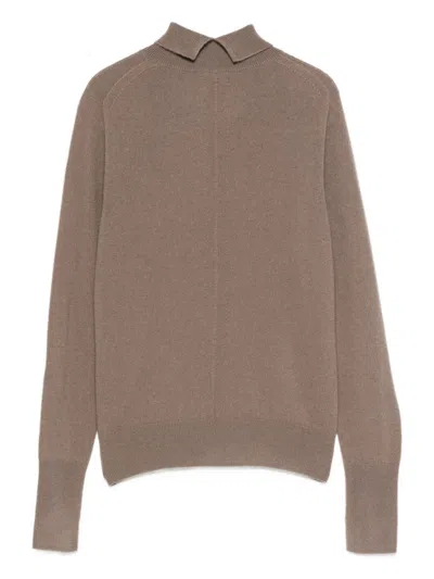 Joseph Turtleneck Long-sleeve Sweater In Gray