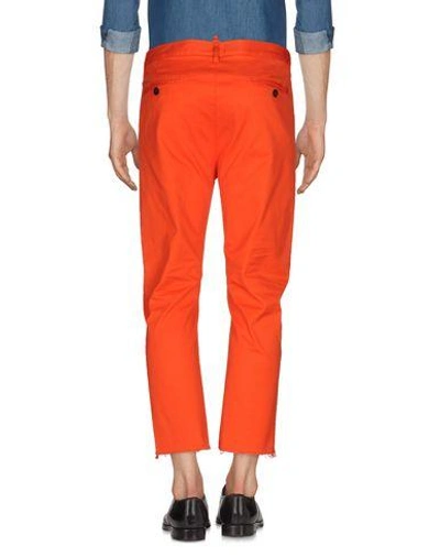 Shop Dsquared2 Casual Pants In Coral
