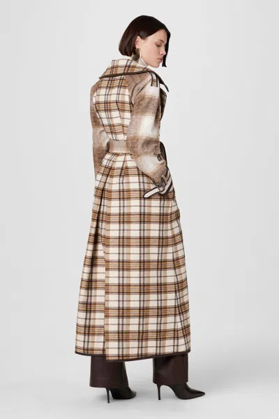 Toccin Chloe Trench Jacket In Butterscotch In Brown