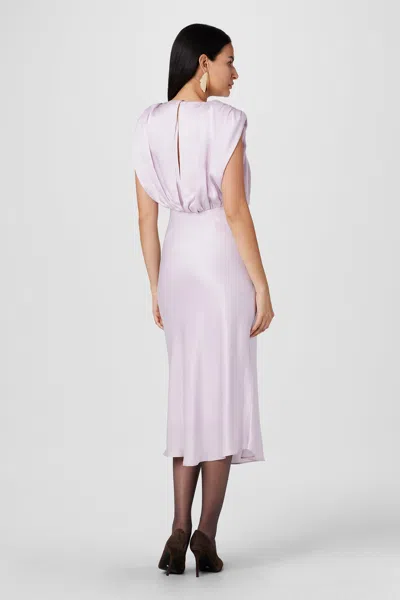 Toccin Flora Sleeveless Blouson Midi Dress In Brown