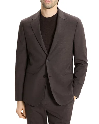 Theory Clinton Travel Motion Wool Blend Blazer In Brown