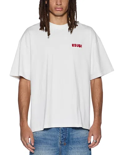 Ksubi Mechanic Ekcess Oversized Graphic Tee In White