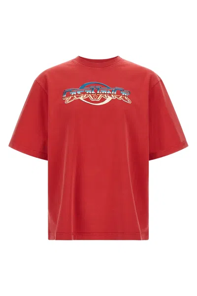 Casablanca Vince Satin Trousers In Red