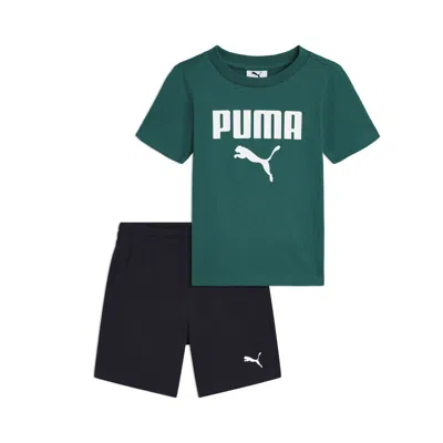 Puma Matching Sets Toddlers' T-shirt And Fleece Shorts In Multi