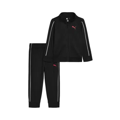 Puma Matching Sets Toddlers' Track Jacket And Joggers In Black
