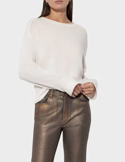 Luisa Cerano Wool-cashmere Blend Sweater In Eggshell In Neutral