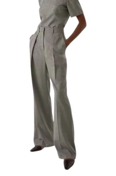 Judith & Charles Levi Pant In Grey Melange In Gray