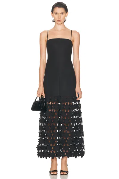 Alexis Magdelena Midi Dress In Black